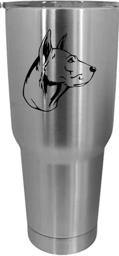 Vista 361 de Cairn Terrier - Vaso grabado con temática de perro, 30 onzas