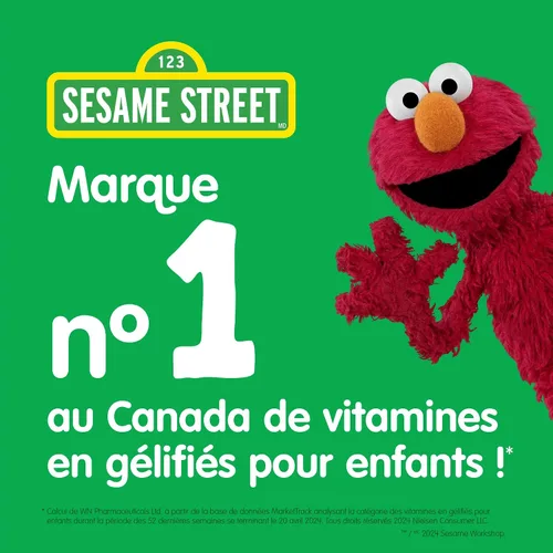 Vista 9 de Webber Naturals Gomitas probióticas para niños de Plaza Sésamo