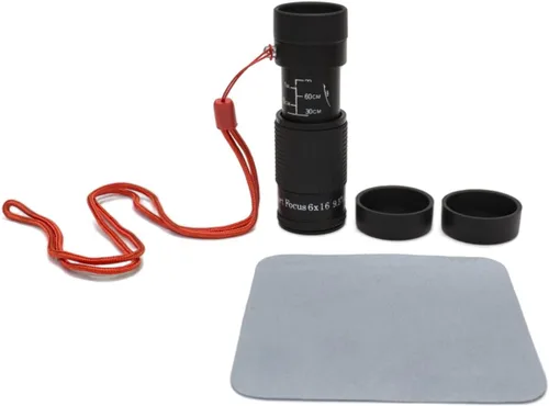 Vista 5 de Monocular de primer plano diseñado para usuarios de baja visión que tienen discapacidad visual. Monoculares de aumento de tamaño mini para visión a