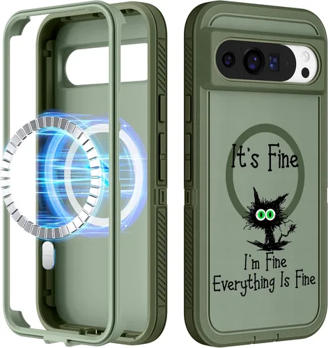 Vista 29 de Funda para Moto G 5G 2024 – Compatible con MagSafe para mujeres y niñas, bonita funda protectora magnética para teléfono, diseño femenino Kawaii