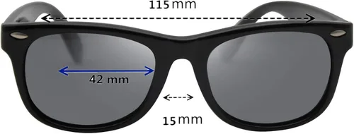 Vista 2 de COOLSOME Gafas de sol polarizadas flexibles con protección UV para niños de 0 a 3 años