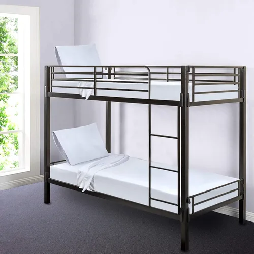 Vista 4 de Gilbins Sábana bajera ajustable de 30 x 75 pulgadas, hecha de algodón, perfecta para literas de campamento, caravanas, camas de invitados, paquete