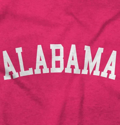 Vista 2 de Alabama Athletic Student Vacation Souvenir Graphic T Shirt hombres o mujeres