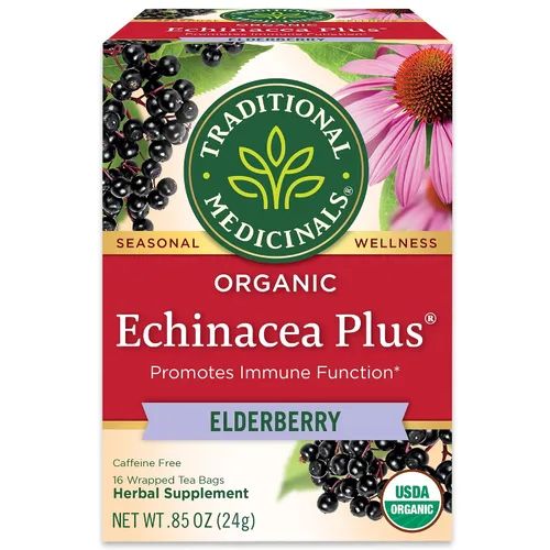 Vista 11 de Traditional Medicinals Té orgánico que respira fácilmente, promueve la salud respiratoria, 16 bolsas de té