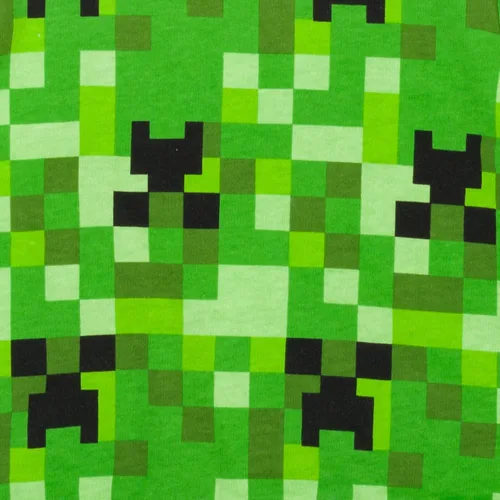 Vista 3 de Minecraft Creeper - Sudadera de felpa francesa para niñas pequeñas y grandes