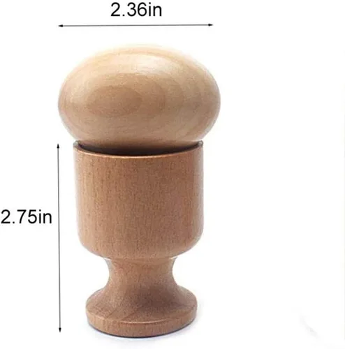 Vista 3 de JE JOUE Montessori Materials Huevo de madera con taza para juguete infantil
