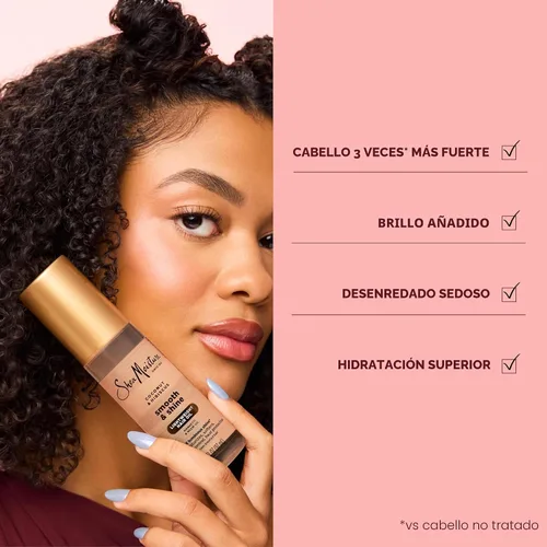 Vista 9 de Shea Moisture Aceite de coco e hibisco suave y brillante, coco e hibisco suaviza e hidrata el cabello con Manketti y aceite de coco para una textura