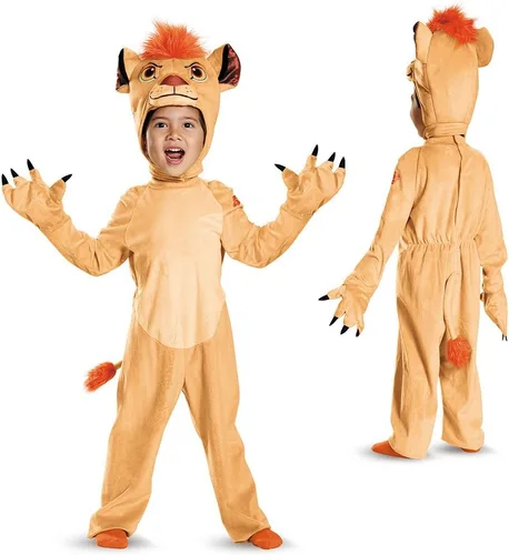 Vista 5 de Disfraz de Kion de The Lion Guard de Disney, marca Disguise, S/2T, Anaranjado