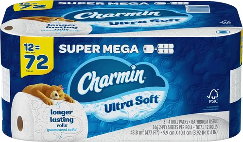 Vista 15 de Charmin Papel de baño ultra suave 16 rollos dobles = 32