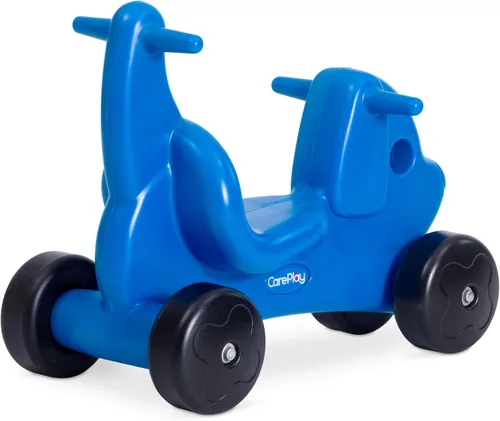 Vista 6 de Careplay Juguete 2 en 1 para cachorros para empujar, uso en interiores y Azul