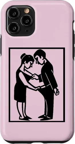 Vista 29 de Camiseta divertida para adultos, imagen de hombre y mujer, funda para iPhone 17