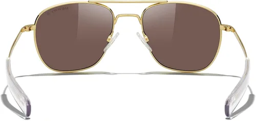 Vista 4 de MERRY'S Gafas de sol polarizadas militares clásicas cuadradas aviador para hombres o mujeres S8636