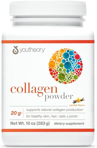 Vista 13 de Youtheory Colágeno en polvo - 0.71 oz de péptidos de colágeno hidrolizados - con vitamina C, biotina y aminoácidos - Apoya la salud