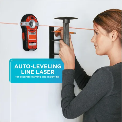 Vista 9 de Black & Decker BDL190S BullsEye, láser de línea interior autonivelante con sensor de tacos