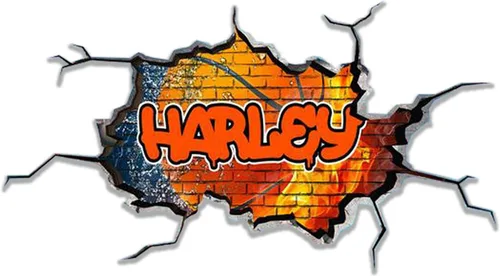 Vista 9 de Calcomanía de pared personalizada con nombre de graffiti 3D, calcomanía decorativa de vinilo artística personalizada, extraíble, despegar y pegar