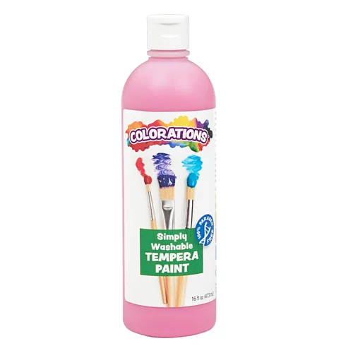 Vista 12 de Colorations WSTAP Pintura de témpera lavable, 16 onzas líquidas, verde manzana, no tóxica, vibrante, atrevida, pintura para niños, manualidades