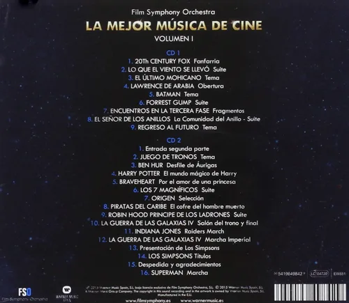 Vista 2 de FILM SYMPHONY ORCHESTRA-LA MEJOR MUSICA DE CINE