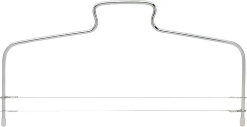 Vista 2 de Mrs. Anderson's Baking Cortador y nivelador de pastel de 2 hilos ajustable, acero inoxidable, plata