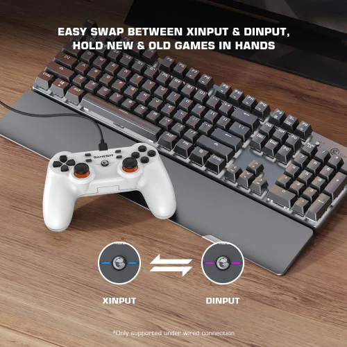 Vista 6 de GameSir T3S Wireless Gaming Controller, PC Controller for Windows 781011, Android, Gamepad Joystick with Turbo and Dual Vibration, Gaming Controller