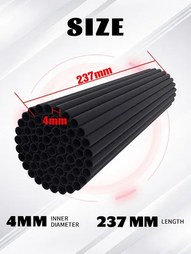 Vista 3 de JFG RACING protectores de plástico para radios de bicicleta o motocicleta, Negro