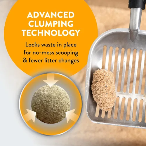 Vista 4 de ARM & HAMMER Hardball Arena Ligera de Platino Multi-Gato Aglomerante para Gatos Control de Olores, Fácil Recogida Sin Desorden, Aroma Flor