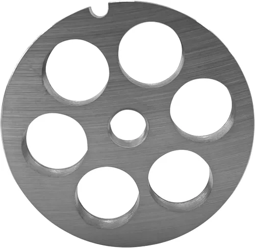 Vista 14 de Discos de Placas de Cuchillas para Moledora de Carne de Acero Inoxidable #12 Compatibles con Picadora de Alimentos FGA y Hobart, Cabelas, Weston