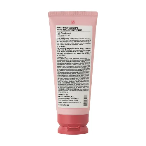 Vista 9 de AMOS PROFESSIONAL True Repair - Mascarilla para el cabello antiencrespamiento y suaviza con ceramida, para cabello seco y dañado, 6.7 onzas líquidas