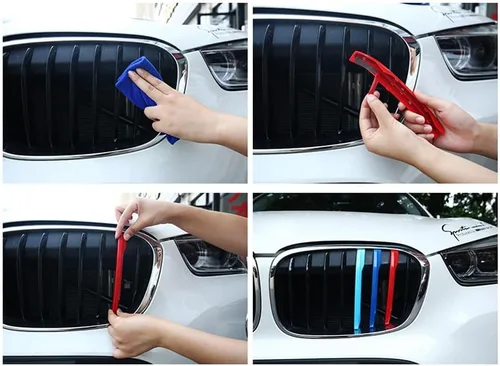 Vista 3 de iJDMTOY Exact Fit - Recortes para parrilla de automóvil, compatible con vehículos BMW