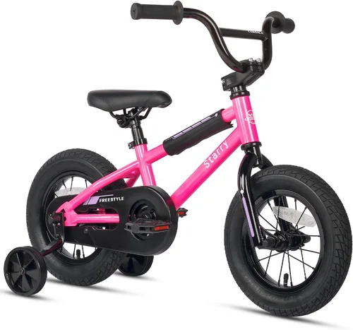 Vista 39 de cubsala Bicicleta para niños de 12, 14, 16, 18 pulgadas, estilo BMX, con ruedas de entrenamiento, freno para niños de 2 a 10 años, varios