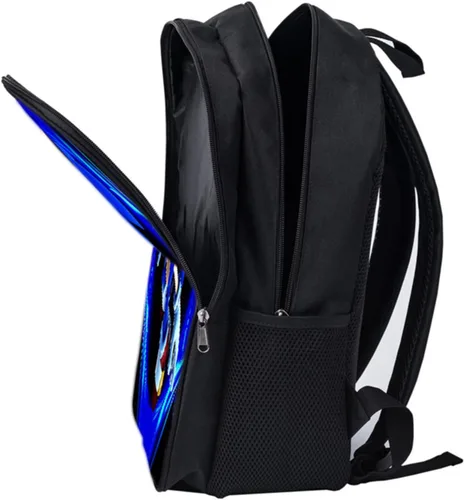 Vista 2 de AWSFYESV Mochila 3-en-1 de dibujos animados impresa en 3D, mochila linda mochila casual mochila de viaje mochila deportiva de moda, S01