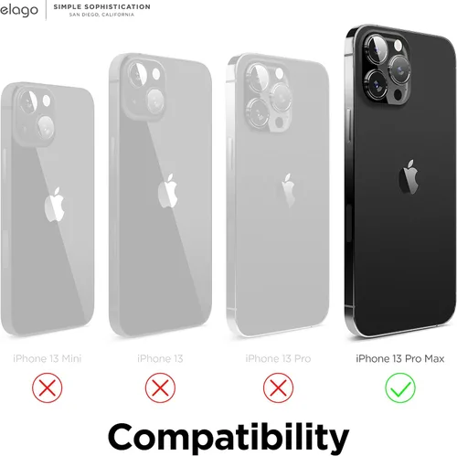 Vista 6 de elago - Funda compatible con iPhone 13 Pro Max, funda de silicona líquida, funda protectora de cámara de cuerpo completo, a prueba de golpes, funda