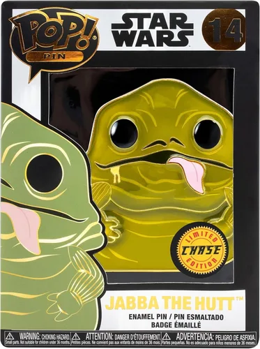 Vista 2 de Funko Star Wars - Pin POP de 3 pulgadas Jabba The Hutt Chase, Metal
