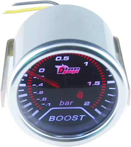 Vista 15 de ESUPPORT - Medidor de índice de aire/combustible de 2 pulgadas (52mm) para automóviles Pantalla de luz blanca 12V de la lente del tinte del humo