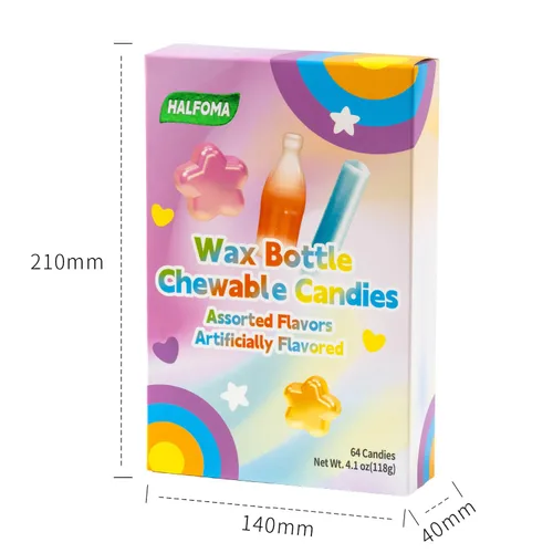 Vista 9 de Halfoma Botellas de cera de caramelo en caja 4.16 oz
