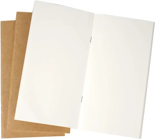 Vista 7 de Moterm Juego de 3 recambios para cuadernos de viajeros (punteado, tamaño estándar, 3.53 oz/yd²) Tamaño: Estándar, papel de 100gsm