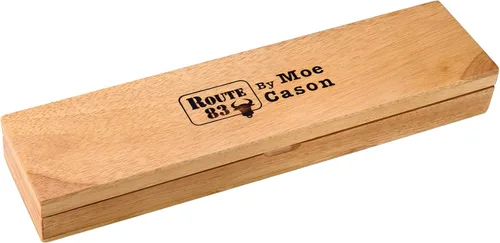 Vista 4 de Route 83 Knives by Moe Cason XL - Cuchillo deshuesador (8 pulgadas, madera de olivo italiano)