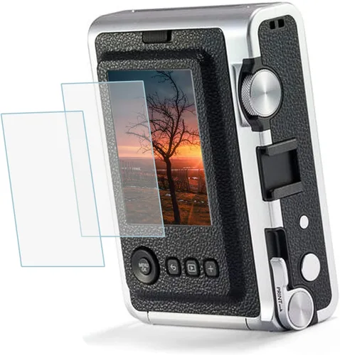 Vista 7 de Mini Evo - Funda transparente para cámara instantánea Fujifilm Instax Mini Evo, protector de impresora fotográfica transparente con correa