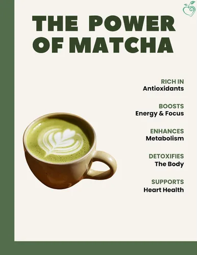Vista 5 de Cherie Sweet Heart - Mezcla de té verde orgánico Sweet Matcha – Mezcla estilo café – 16 onzas, vegano y sin gluten, rico en antioxidantes, perfecto