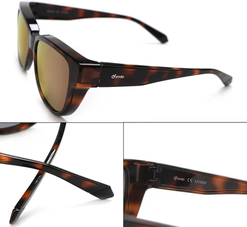 Vista 4 de yodo Gafas de sol ajustadas con lentes polarizadas para hombres y mujeres