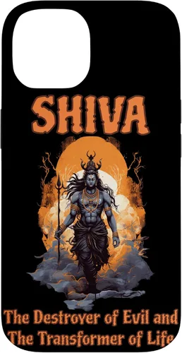 Vista 4 de Lord Shiva Destroyer Transformer Hindu God Spiritual Hippie Case for iPhone 16