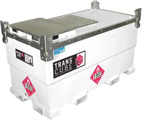 Vista 3 de Tanque de transferencia de combustible 20TCG: TransCube transportable, tanque de almacenamiento diesel de doble pared de 552 galones de EE. UU.