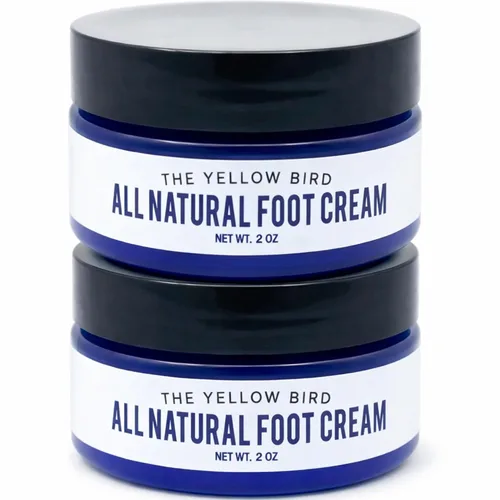 Vista 6 de Yellow Bird Crema para pies – Bálsamo hidratante de aceite de árbol de té con aceites esenciales. Tratamiento natural de pies de atletas. Reparación