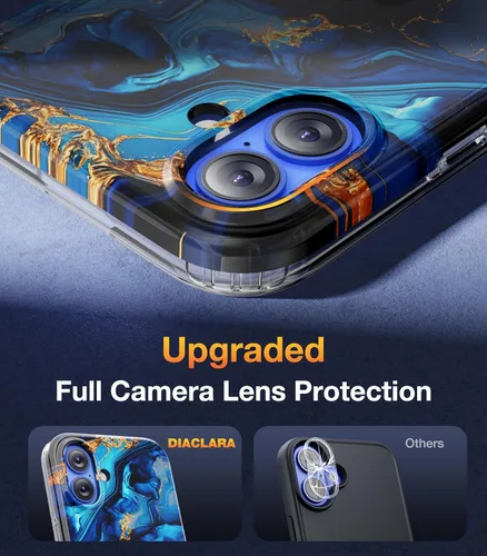 Vista 1081 de DIACLARA - Funda transparente compatible con iPhone XR 6.1 pulgadas 2018