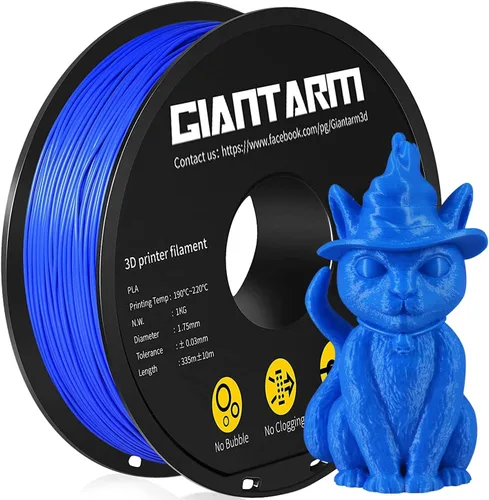 Vista 13 de GIANTARM Filamento de ácido poliláctico (PLA), filamento beige para impresora 3D, carrete de 2.2 libras, precisión de dimensión de 0.069 in +