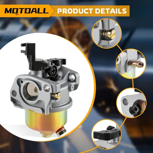 Vista 4 de MOTOALL Carburador Carb 16100-ZH8-W51, 16100-ZH8-W61, 16100-ZE1-814, 16100-ZE1-825 para Champion Power Equipment CPE 3000W 3500W 4000 Watt 6.5HP