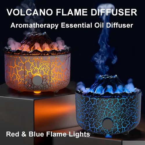 Vista 2 de YALEDI Difusor de Aceites Esenciales de Aromaterapia, Difusor/Humidificador Ultrasónico de Neblina Fría de 560ml con 2 Modos de Neblina de Llama