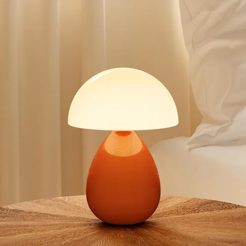 Vista 19 de Dawnwake Lámpara de Mesa con Forma de Hongo para Dormitorio, Lámparas Pequeñas de Escritorio para Mesita de Noche para Mesas de Noche de Sala