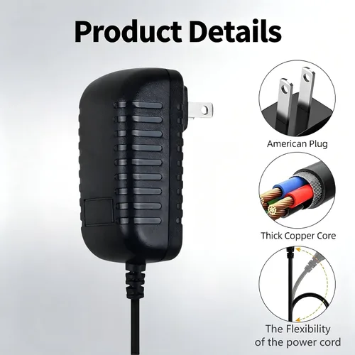 Vista 3 de Adaptador de 12 V CA/CC compatible con PHIHONG PSM11R-120 Cliente P/N 46001802 Cable de fuente de alimentación