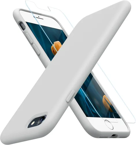 Vista 117 de Miracase Funda ultradelgada diseñada para iPhone SE 2022 (3ª generación)/iPhone SE 2020 (2ª generación)/iPhone 7/iPhone 8 con protector de pantalla