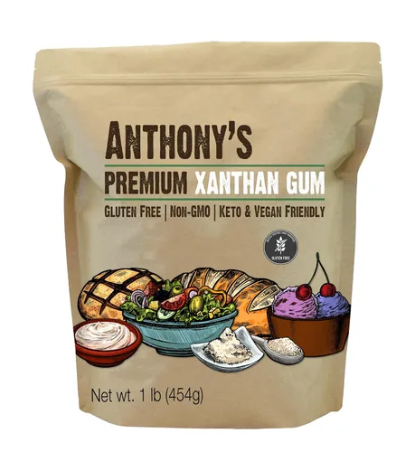 Vista 6 de Goma Anthony’s de xantano, de calidad alimentaria FCC, fabricado en los Estados Unidos